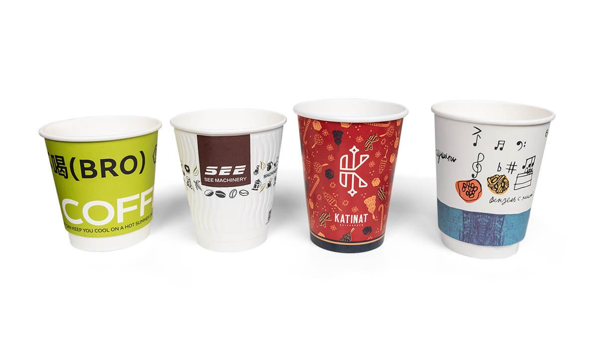 Double layer paper cup production