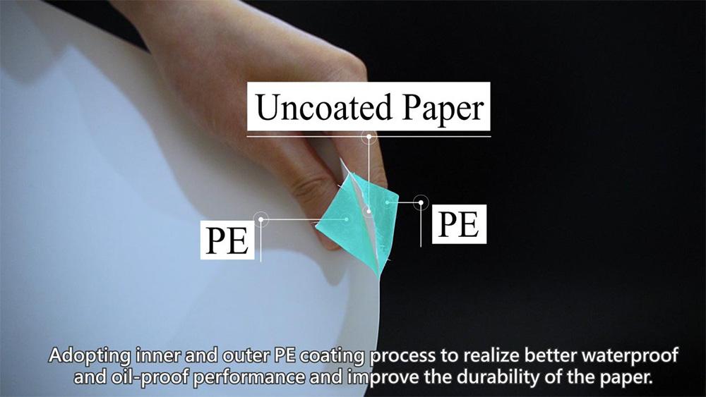 What are the paper raw materials commonly used in paper cup machine production?