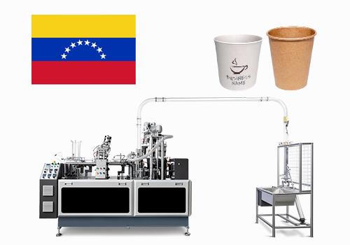 4oz and 6oz disposable coffee cup making machine in Venezuela