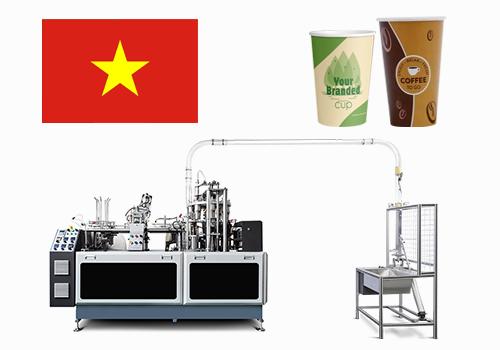 14oz/16oz MYC-OCM12 simple Ultrasonic paper cup machine in Vietnam