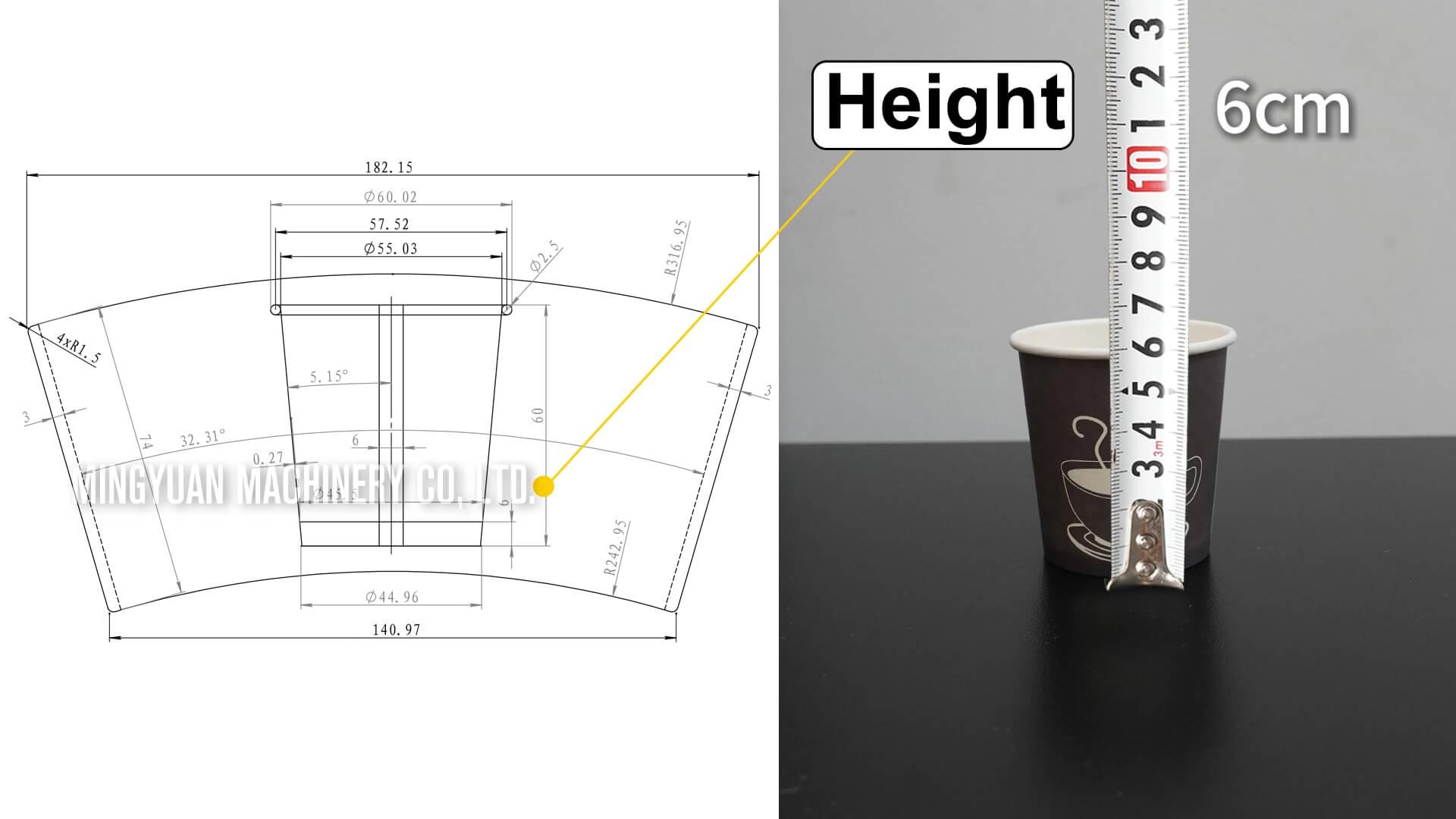 4oz high speed paper cup making machines with cup collection table in Lebanon