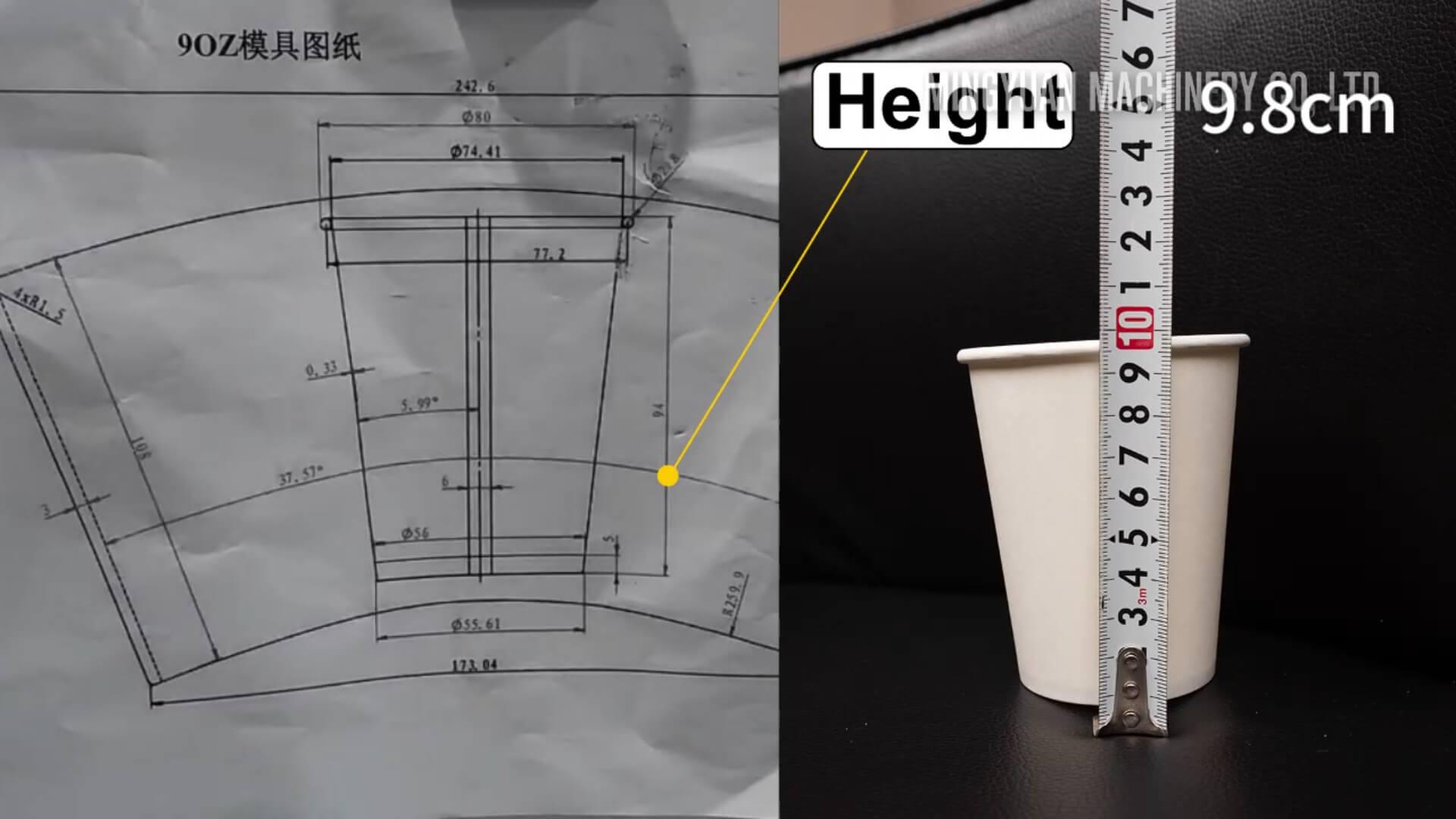 9oz paper coffee cup making machine in Saudi Arabia