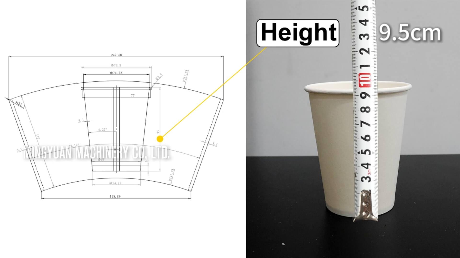 OCM12 simple model ultrasonic heater paper cup making machine in Tajikistan