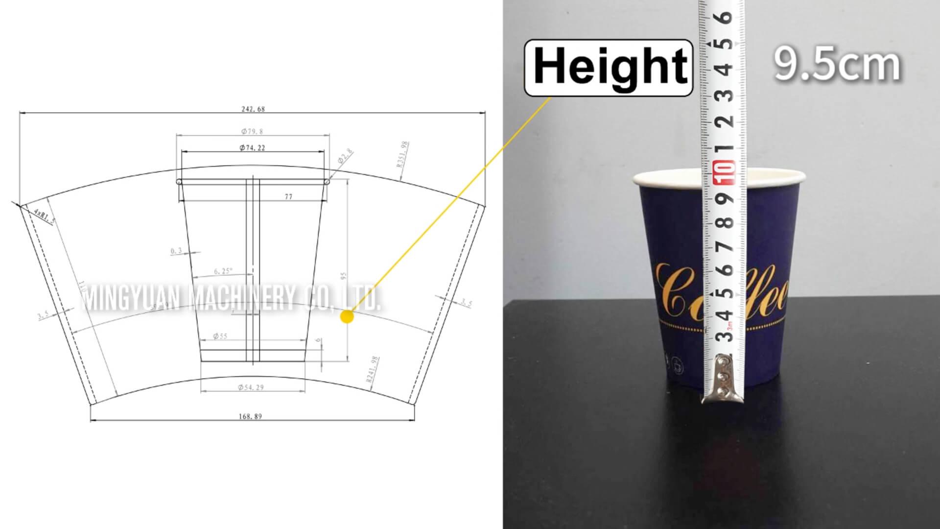 OCM12 simple model ultrasonic heater paper tea cup manufacturing machine in Tajikistan