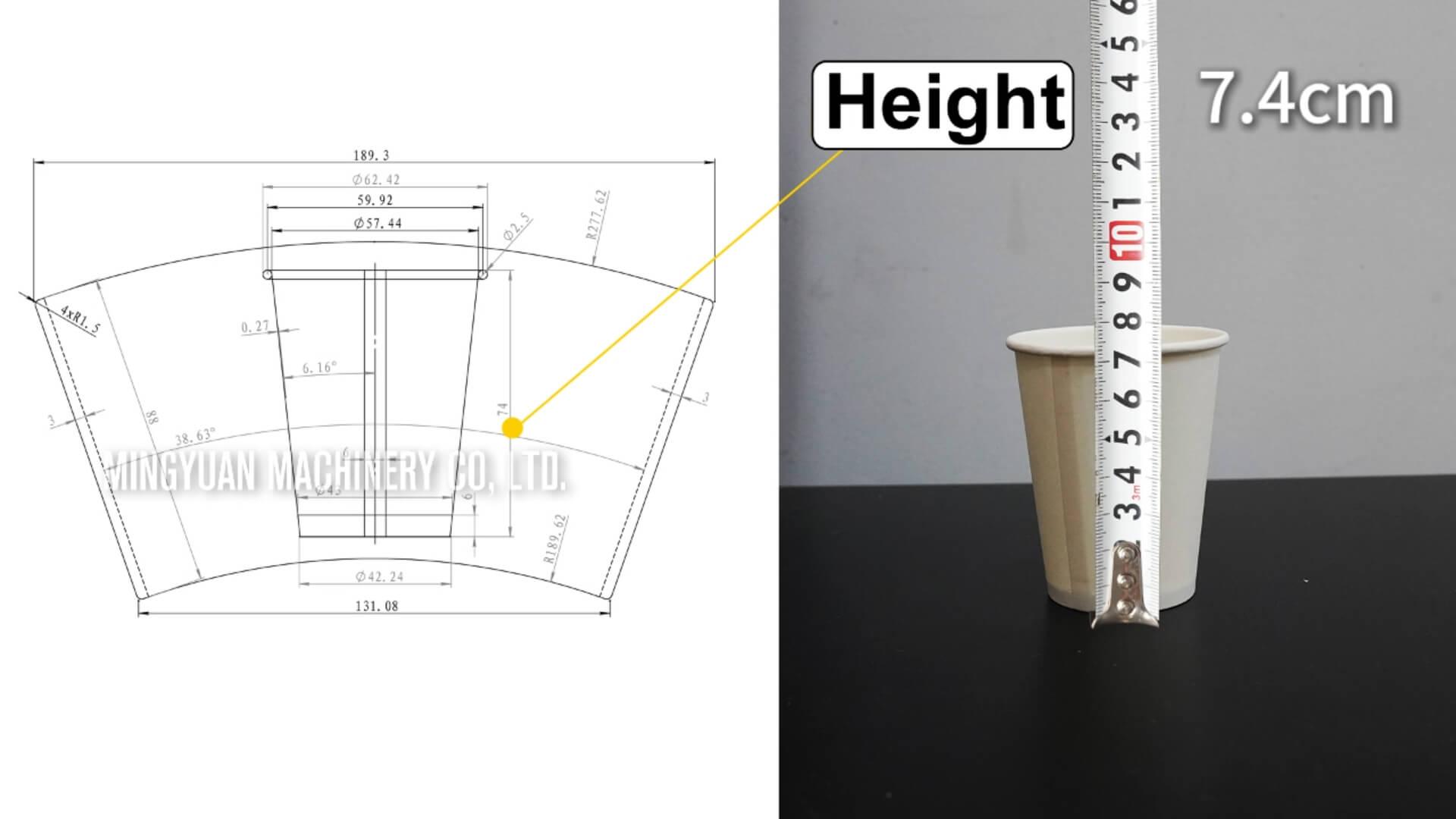 OCM12 simple model copper heater paper cup forming machine in Ethiopia