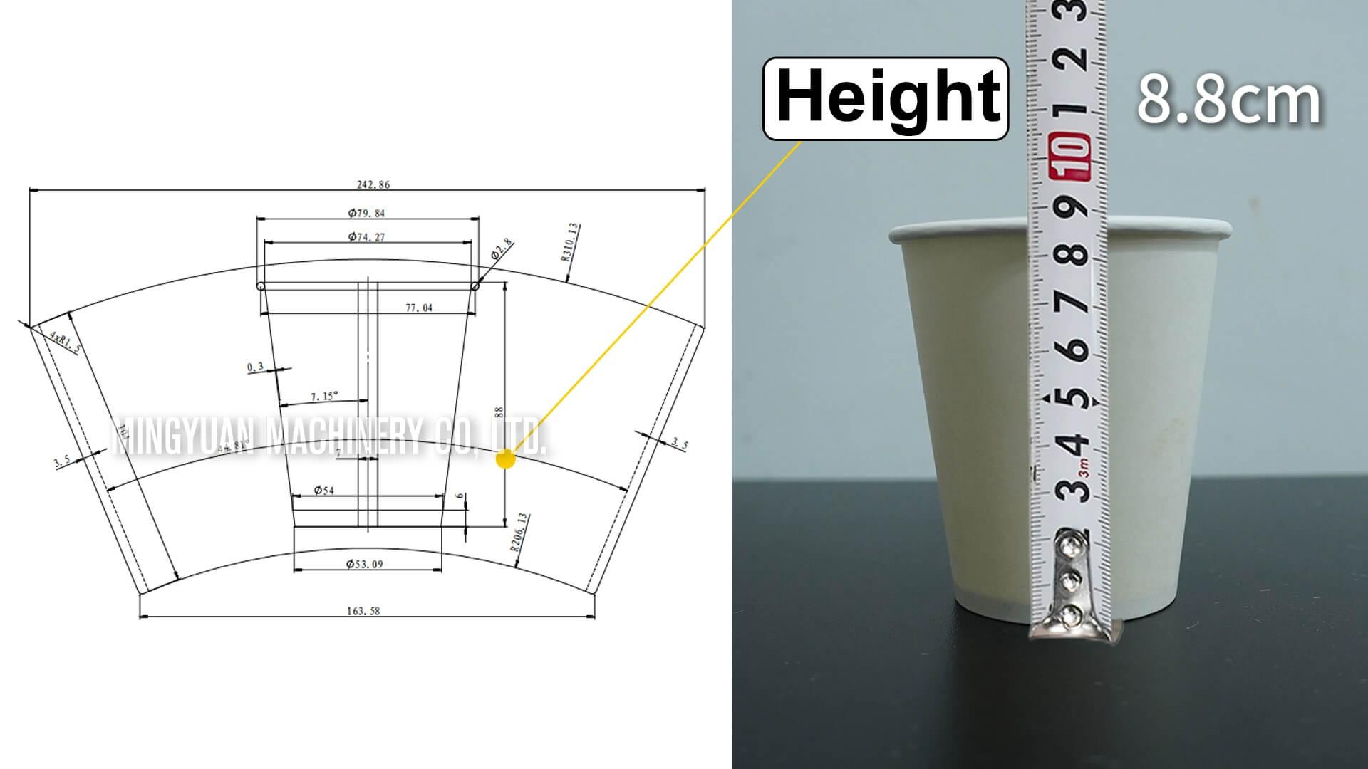 200ml OCM12 simple model ultrasonic heater paper cup making machine in Uzbekistan