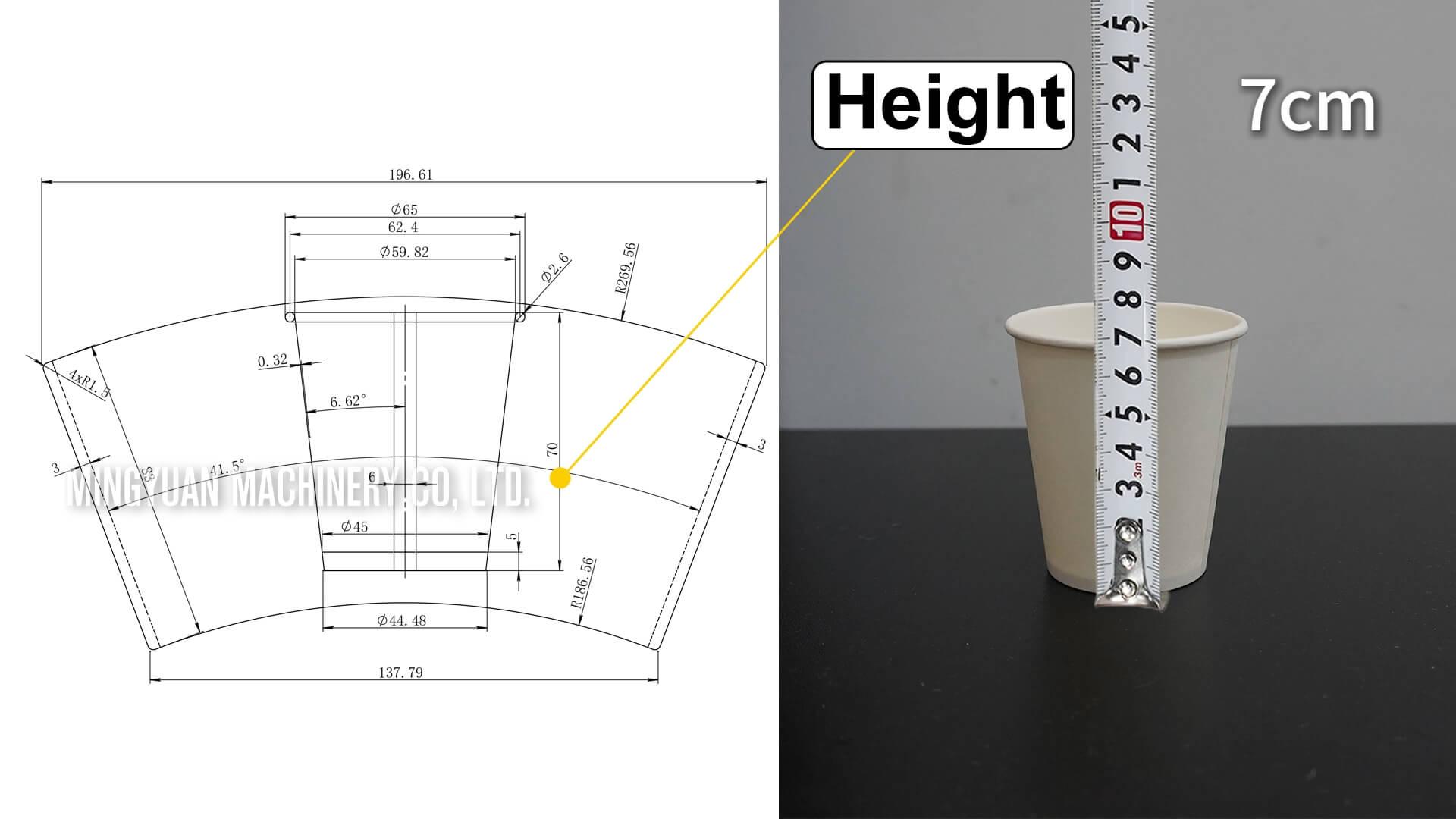 6oz OCM12 simple model copper heater paper cup forming machine in Gambia