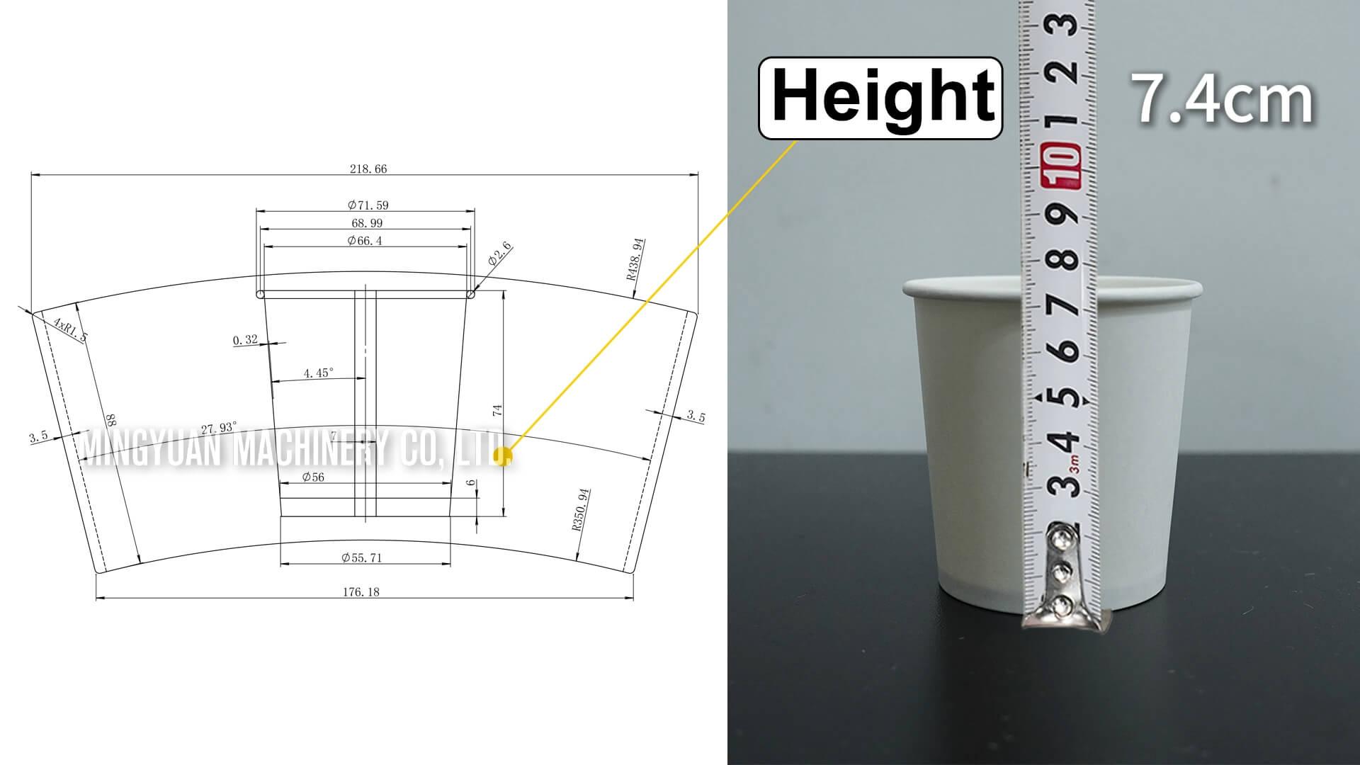 7oz OCM12 intelligent model disposable paper cup machine with cup collection table in Georgia