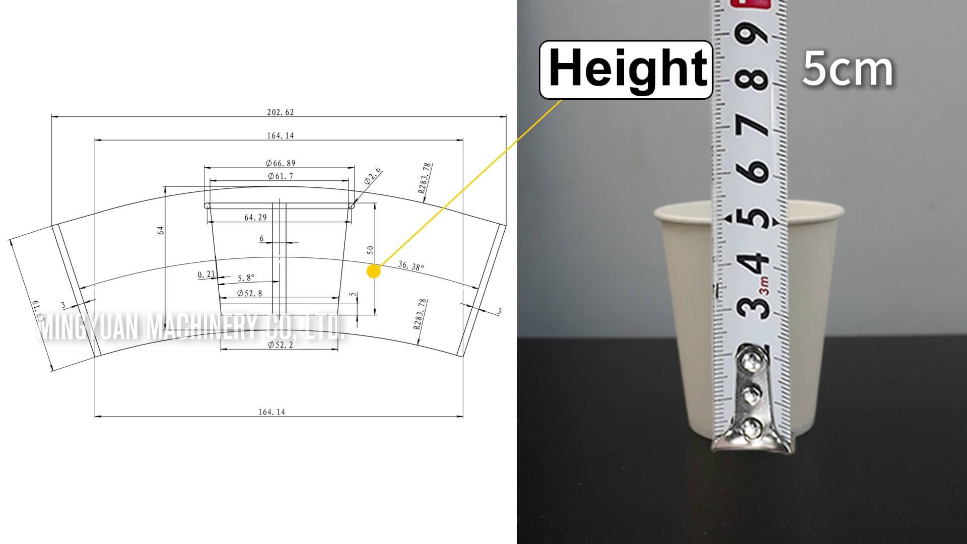 250ml OCM100 simple model copper heater paper cup machine case in India