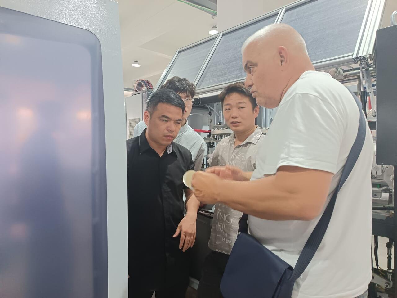 Bulgarian customers visit