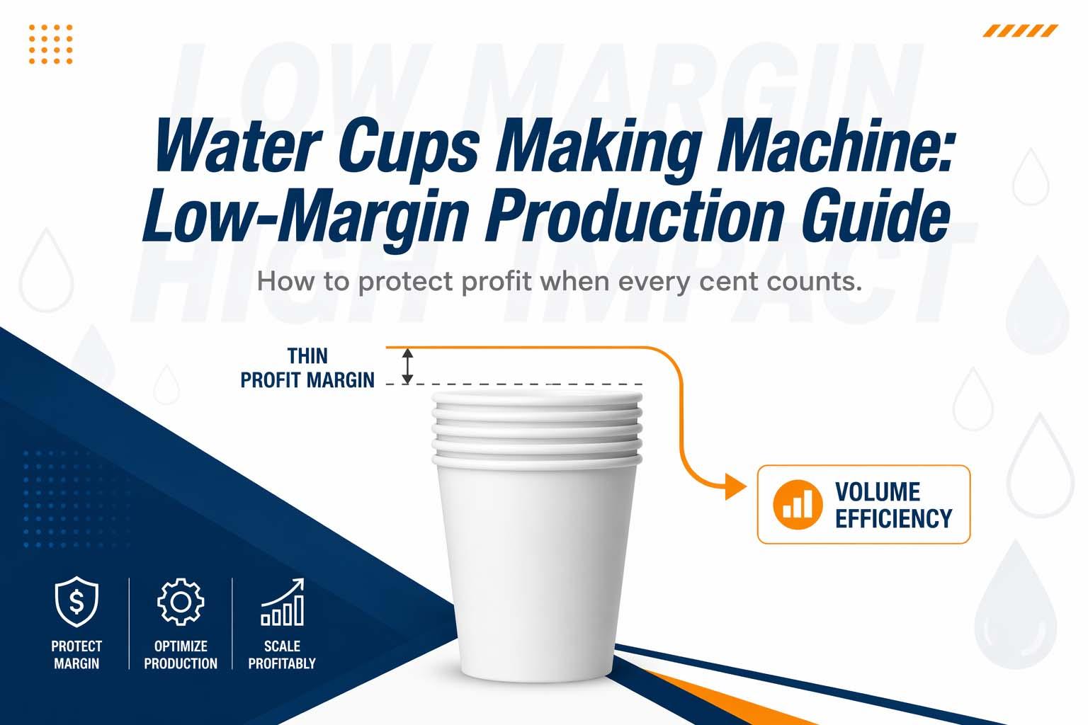 Water Cups Making Machine Low Margin Production